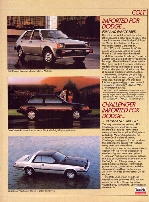 1983 Dodge Brochure Page 2